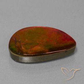 amolita Multicolorido Natural 18.53ct, Chique, Opaco