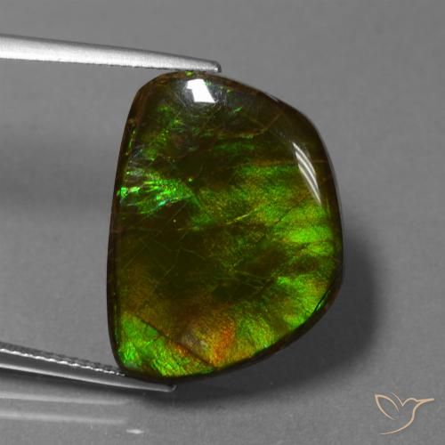 17.11ct Natural Multicolorido amolita, Chique, Opaco
