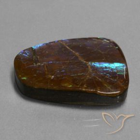 amolita Multicolorido Natural 23.98ct, Chique, Opaco