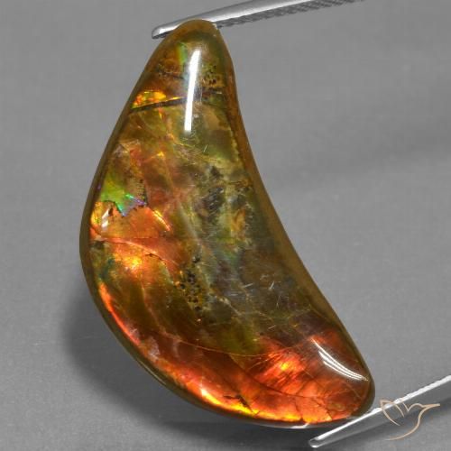17.19ct Natural Multicolorido amolita, Chique, Opaco