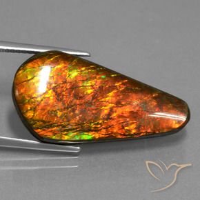 amolita Multicolorido Natural 14.87ct, Chique, Opaco