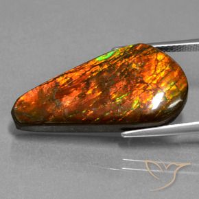 amolita Multicolorido Natural 14.87ct, Chique, Opaco
