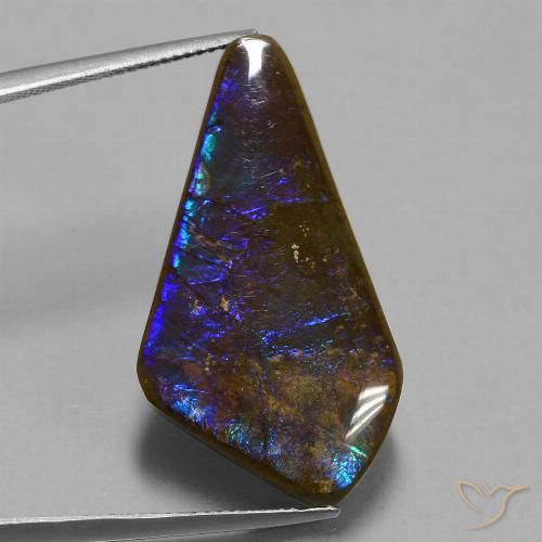 19.82ct Natural Multicolorido amolita, Chique, Opaco