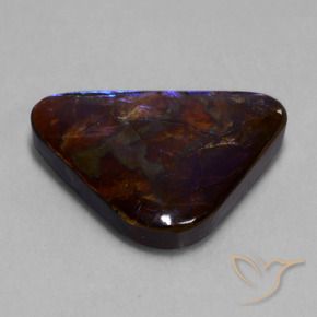 amolita Multicolorido Natural 23.63ct, Trilhão, Opaco