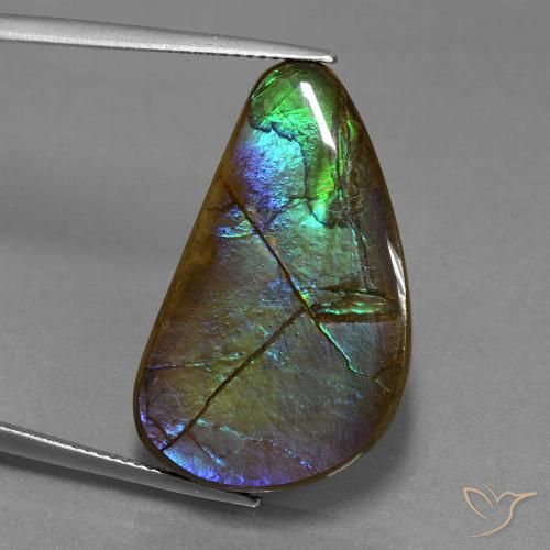 20.44ct Natural Multicolorido amolita, Chique, Opaco