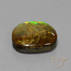 amolita Multicolorido Natural 13.05ct, Chique, Opaco