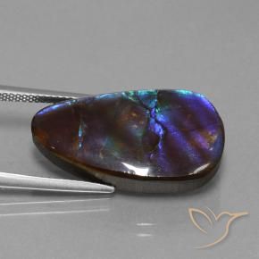 amolita Multicolorido Natural 14.98ct, Chique, Opaco