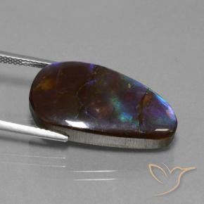 amolita Multicolorido Natural 14.98ct, Chique, Opaco