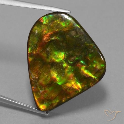 25.17ct Natural Multicolorido amolita, Chique, Opaco