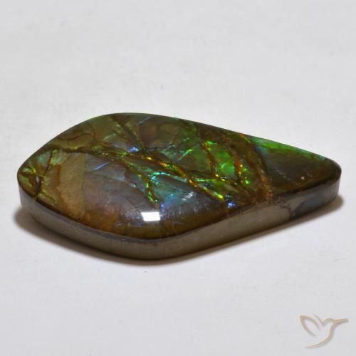 amolita Multicolorido Natural 18.15ct, Chique, Opaco
