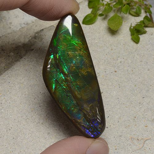 22.28ct Natural Multicolorido amolita, Chique, Opaco