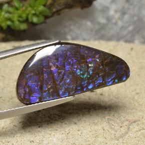 amolita Multicolorido Natural 15.94ct, Chique, Opaco