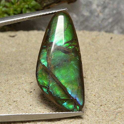 15.08ct Natural Multicolorido amolita, Chique, Opaco
