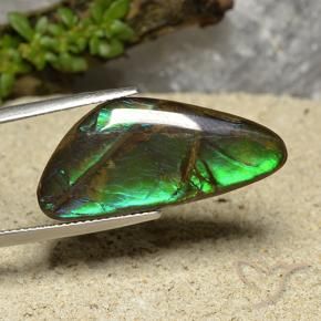 amolita Multicolorido Natural 15.08ct, Chique, Opaco