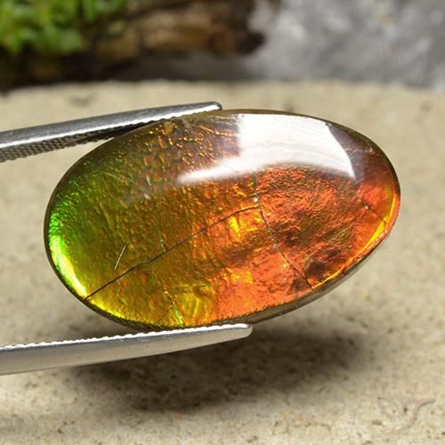 20.87ct Natural Multicolorido amolita, Chique, Opaco