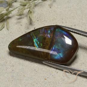 amolita Multicolorido Natural 15.41ct, Chique, Opaco