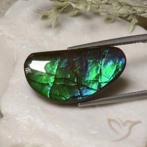 amolita Multicolorido Natural 13.17ct, Chique, Opaco