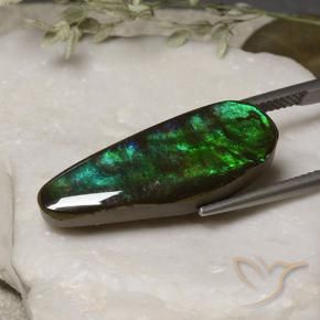 amolita Multicolorido Natural 11.06ct, Chique, Opaco