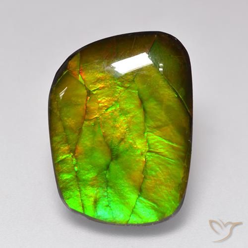 11.49ct Natural Multicolorido amolita, Chique, Opaco
