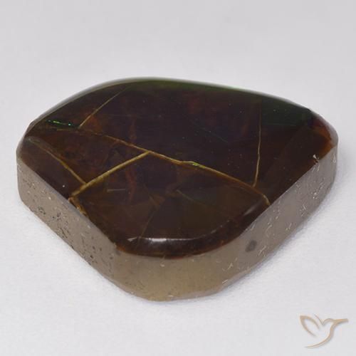 amolita Multicolorido Natural 9.81ct, Chique, Opaco