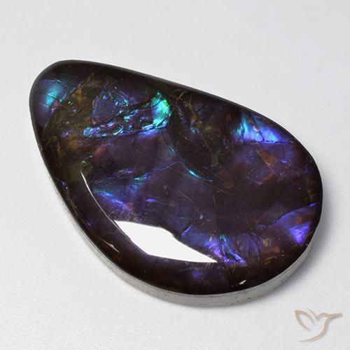 amolita Multicolorido Natural 19.21ct, Chique, Opaco