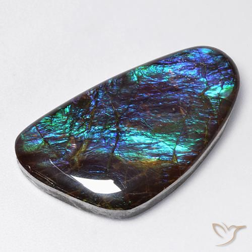 amolita Multicolorido Natural 18.97ct, Chique, Opaco