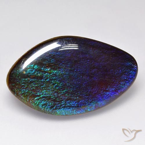 amolita Multicolorido Natural 18.89ct, Chique, Opaco