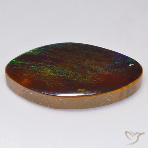 amolita Multicolorido Natural 18.89ct, Chique, Opaco