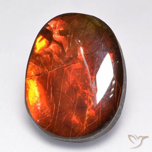 12.19ct Natural Multicolorido amolita, Chique, Opaco
