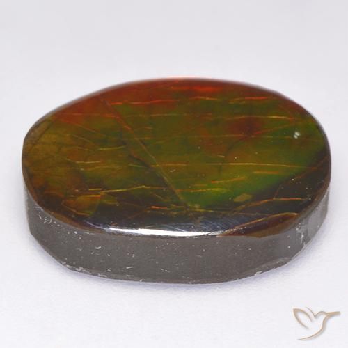 amolita Multicolorido Natural 12.19ct, Chique, Opaco