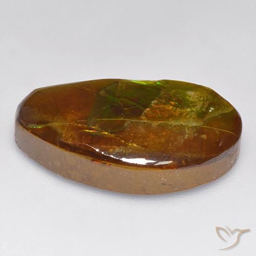 amolita Multicolorido Natural 13.86ct, Chique, Opaco