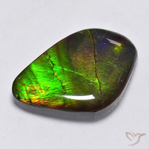amolita Multicolorido Natural 22.30ct, Chique, Opaco