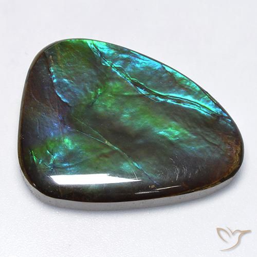 amolita Multicolorido Natural 25.47ct, Chique, Opaco