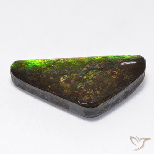 amolita Multicolorido Natural 10.43ct, Chique, Opaco