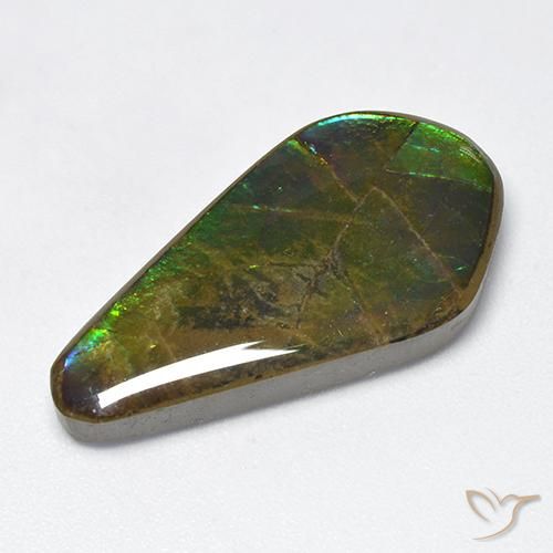 amolita Multicolorido Natural 15.47ct, Chique, Opaco