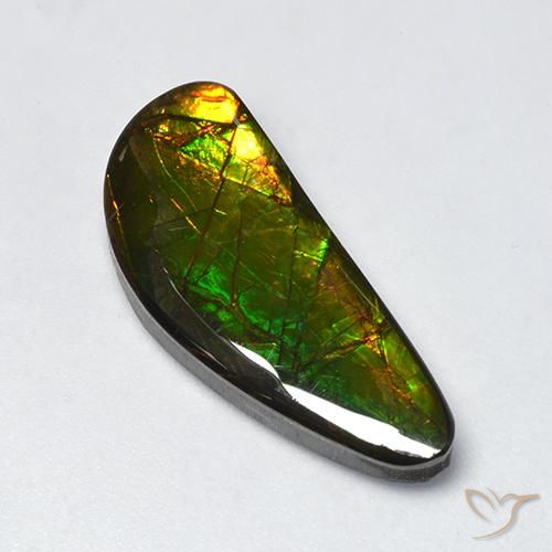 amolita Multicolorido Natural 10.60ct, Chique, Opaco
