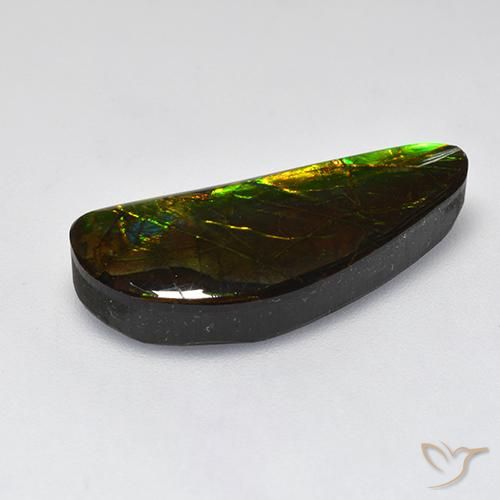amolita Multicolorido Natural 10.60ct, Chique, Opaco
