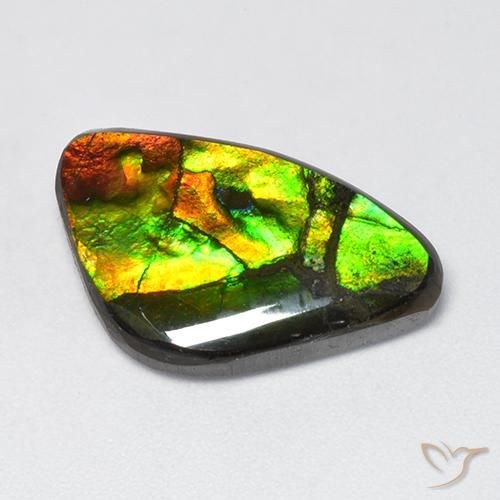 11.50ct Natural Multicolorido amolita, Chique, Opaco