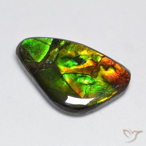 amolita Multicolorido Natural 11.50ct, Chique, Opaco