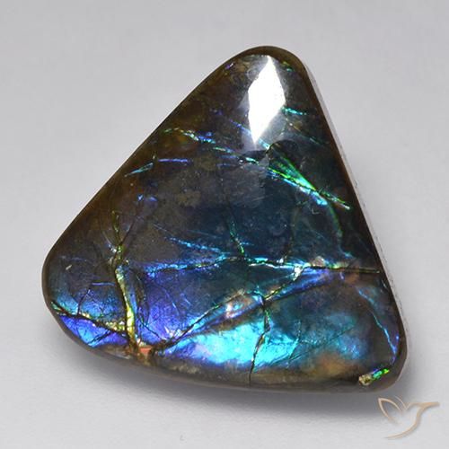 15.09ct Natural Multicolorido amolita, Chique, Opaco