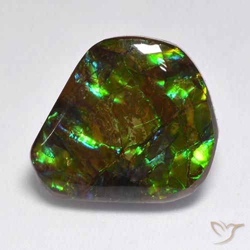 15.50ct Natural Multicolorido amolita, Chique, Opaco