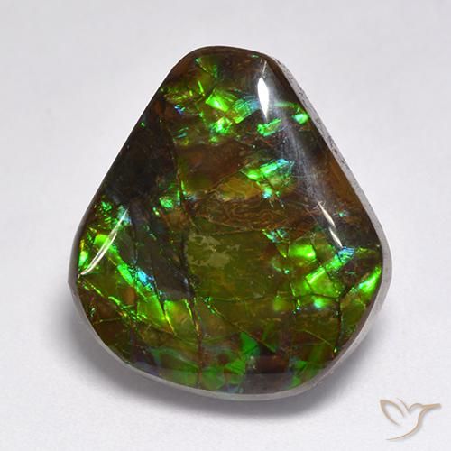 amolita Multicolorido Natural 15.50ct, Chique, Opaco
