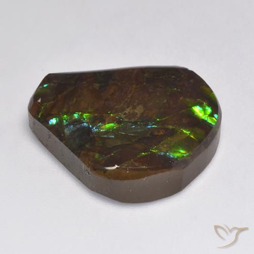 amolita Multicolorido Natural 15.50ct, Chique, Opaco
