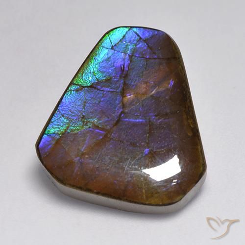 13.95ct Natural Multicolorido amolita, Chique, Opaco