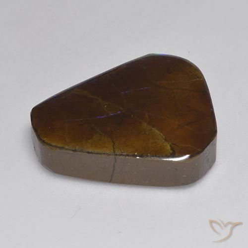 amolita Multicolorido Natural 13.95ct, Chique, Opaco