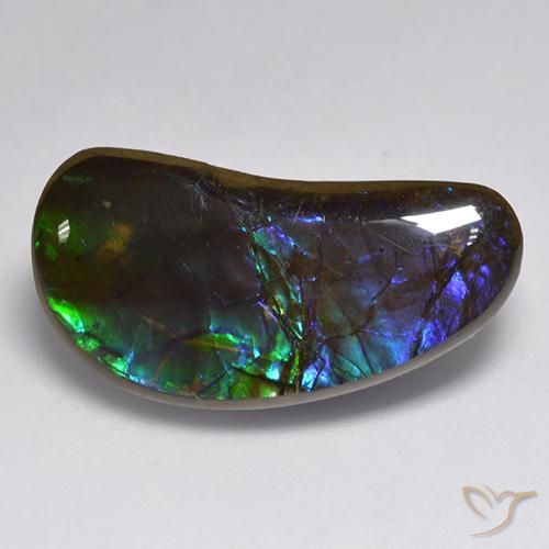 14.55ct Natural Multicolorido amolita, Chique, Opaco
