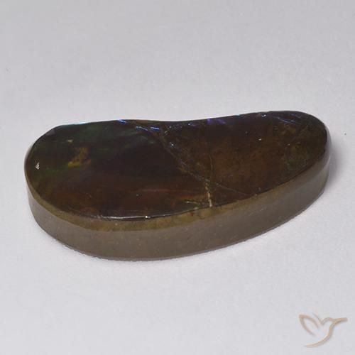 amolita Multicolorido Natural 14.55ct, Chique, Opaco