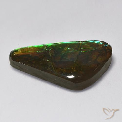 amolita Multicolorido Natural 13.85ct, Chique, Opaco