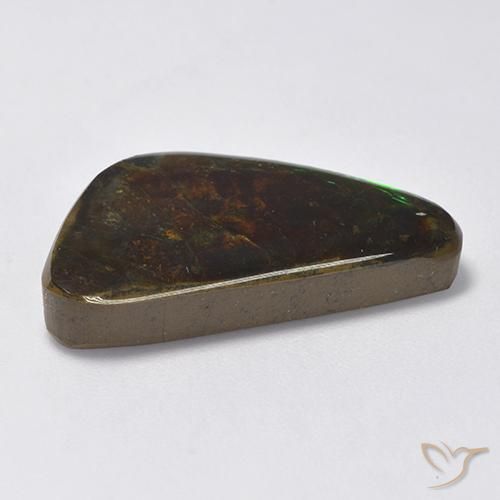 amolita Multicolorido Natural 13.28ct, Chique, Opaco