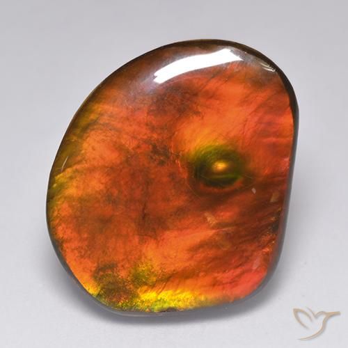 amolita Multicolorido Natural 21.29ct, Chique, Opaco